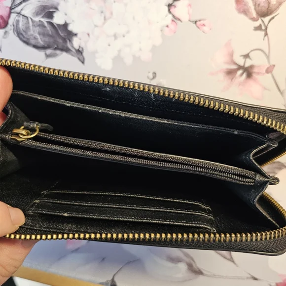 FOSSIL black Leather medium Wallet - Picture 13 of 13